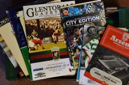 Selection of friendly plus testimonial Football programmes to include 1954 Arsenal v Spartak Moscow,
