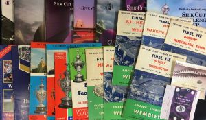Rugby League Challenge Cup Final programmes from 1954 to 1996 - to incl '54, '55, '60, '61, '62, '