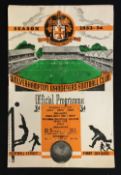 1953/54 Wolverhampton Wanderers Youth v Manchester United Youth football programme at Molineux 26