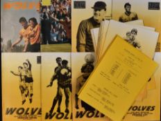 1986/87 Division 4 Wolverhampton Wanderers home football programmes to include full league season