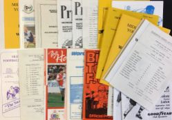 Wolverhampton Wanderers Midlands Youth Cup Football programmes to include homes 1985/86 Stoke City