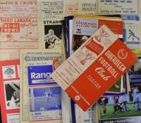 Selection of Scottish football programmes to include 1956/57 Aberdeen v East Fife, 1958/59 Alloa