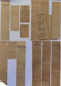 1920 English FA touring team to South Africa press cuttings laid down and covering the tour