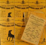 1965/66 Wolverhampton Wanderers complete home season football programmes plus Colours v Whites