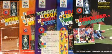 Euro '96 football match programmes to include England v Netherlands, England v Spain/France v