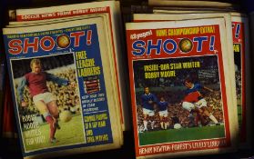 Collection of 'Shoot' magazines from No. 1 (August 1969) featuring Bobby Moore to the cover (also