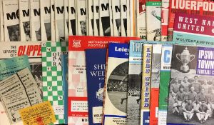 1968/69 Wolverhampton Wanderers complete season home football programmes (23) plus away