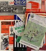 1967/68 Wolverhampton Wanderers complete season away football programmes plus match v Fulham (