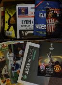 Collection of Manchester United Champions League away Football programmes from 2000 to 2016 to