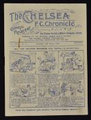 Pre-war 1928/29 Chelsea v Wolverhampton Wanderers Div. 2 Football Programme dated 16 March 1929, has