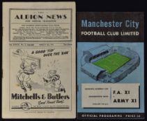 1947/48 West Bromwich Albion v Chesterfield Div. 2 Football Programme 1949/50 West Bromwich Albion v
