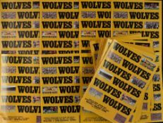 1987/88 Division 4 Wolverhampton Wanderers home football programmes to include full league season