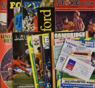 1980/81 Wolverhampton Wanderers away football programme collection (24) generally good plus away
