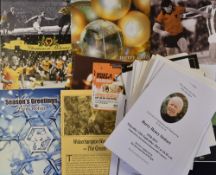 Collection of Wolverhampton Wanderers memorabilia to include Xmas cards, Thanksgivings service for
