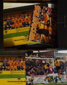Collection of Wolverhampton Wanderers memorabilia including 'Berlin Wolves' magazines, 'The Class of