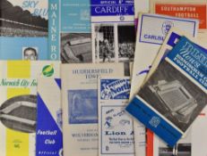 1965/66 Wolverhampton Wanderers away Football programme collection including Southampton (Saints 9-
