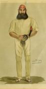 W. G. Grace 'Cricket' Original Vanity Fair Supplement Colour Print by Spy published by Vincent