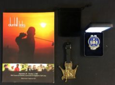 Colin Montgomery - 2005 Dunhill Links Golf Championship enamel Competitors enamel money clip,