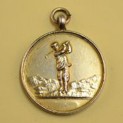1950 The News of The World silver golf medal - and embossed on the reverse 
