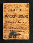 Bobby Jones Flicker Golf book - titled 