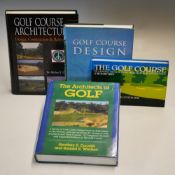Golf Course Design and Architecture Books (4 ) - authors incl F.W Hawtree 