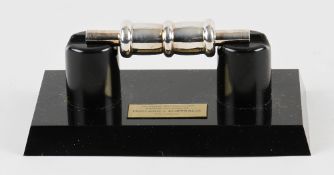 England v Australian Test Cricket Commemorative Silver Plated Bail limited edition commemorating the