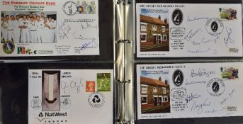 Cricket - Selection of Signed Cricket First Day Covers to include signatures from Jim Parks, Raj