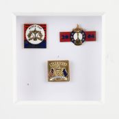 Collection of 3x 2004 US Ryder Cup official enamel pin badges - mf&g 5x5