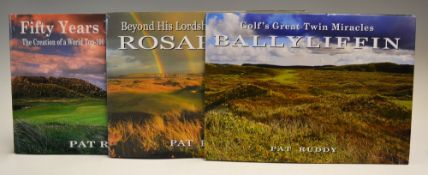 Ruddy, Pat golf book trilogy to incl 