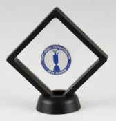 2014 Official R&A Open Golf Championship Players Enamel Badge - won by Rory McIlroy - played at