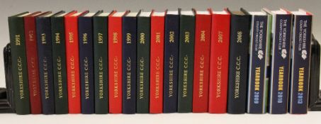 Cricket - Yorkshire County Cricket Club 1991 to 2013 Part Run Year Books - missing 2005, 2006,