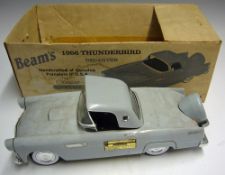 Jim Bean Whisky 1956 Thunderbird Decanter handcrafted in USA with original box