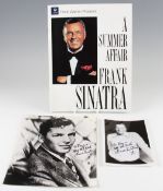Autographs - Frank Sinatra Signed Memorabilia - includes 4x Signed Prints with inscriptions, a 'A