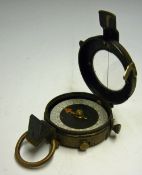 WWI Marching Compass marked 'Verner's Pattern No.70132 1917' appeared working at time of cataloguing