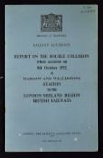 Report on The Double Collision Which Occurred On 8th October 1952 At Harrow & Wealdstone Station -