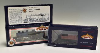 OO Gauge Bachmann Branch-Line Ivatt 31-452 2-6-2 Tank 41313 BR Black together with 33-825B 25 Ton