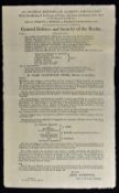 Threat Of Invasion By Napoleon Poster 1803 - General Defence And Security Of Hull, Beverley & East