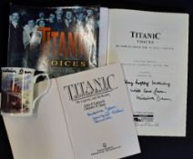 Titanic - Millvina Dean - Autographs to include Titanic Destination Disaster The Legends and the