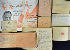 Autographs - A Selection of Autograph Albums containing a variety of signatures, many personal,