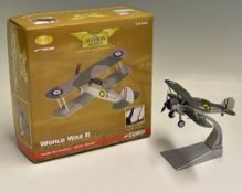 Corgi AA36203 Gloster Sea Gladiator N5519 'Charity' Diecast Model - Hal Far Fighter Flight, Hal Far,