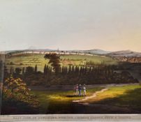 India - East View of Bangalore with the Cypress Garden from Pagoda 1804 Print - aquatint by Lieut.