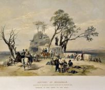 India - Panjab Outpost of Rhodawala occupied by British Piquets on 10th February 1845. Sobraon is