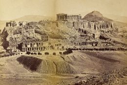 c.1870-80 Photograph of the Acropolis Athens - framed measures 56x46cm approx.