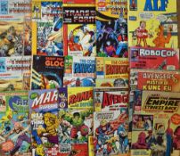 1970/80s Marvel Comic Books to include 1977 The Complete Fantastic Four No1, 2 and 3, 1981 Marvel