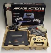 Arcade Action II Games Console 'includes 101 games' includes console, 2x controllers, 1x gaming gun,