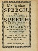 English Civil War - 1641 Two books bound in one; 