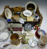 Assorted Selection of Ceramics to include transport related items such as Shipping, Automobile,