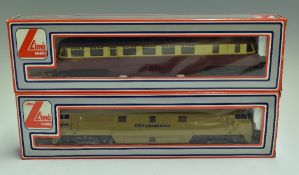 OO Gauge Lima 205133 MWG W22 Diesel Railcar maroon and cream plus 205126 MWG D1000 'Western