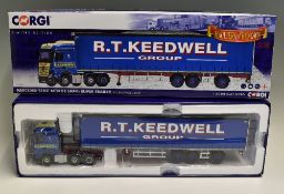 Corgi CC15808 Mercedes-Benz Actros (MP4) Super Trailer Diecast Model 'R.T. Keedwell Group' limited
