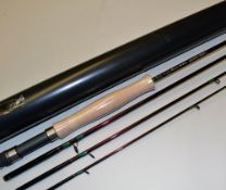 Fine and unused Michael Marshall Grand Prix Travel Fly Rod - 9ft 4pc carbon fly rod XD5# - rod no